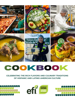Hispanic and Latino culinary traditions cookbook celebrating farmworkers, agriculture, and food production with recipes and cultural heritage.